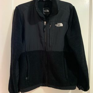 North Face Black Denali Zip-up Fleece Jacket